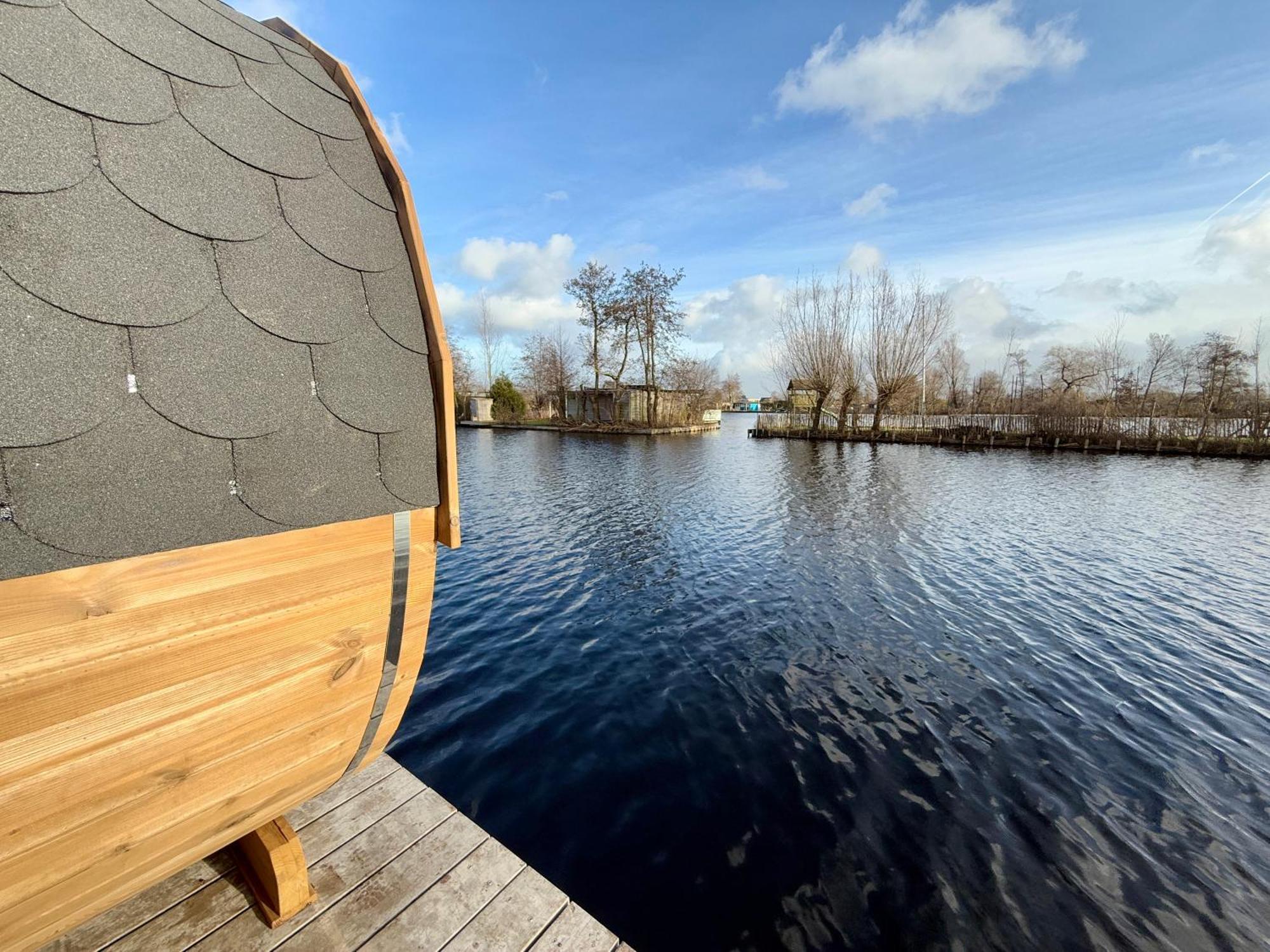New - Private Residence With Sauna - On A Lake Near Amsterdam フィンケフェーン エクステリア 写真