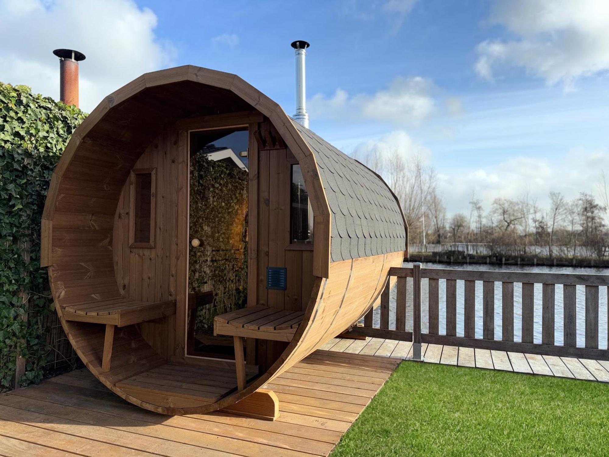 New - Private Residence With Sauna - On A Lake Near Amsterdam フィンケフェーン エクステリア 写真